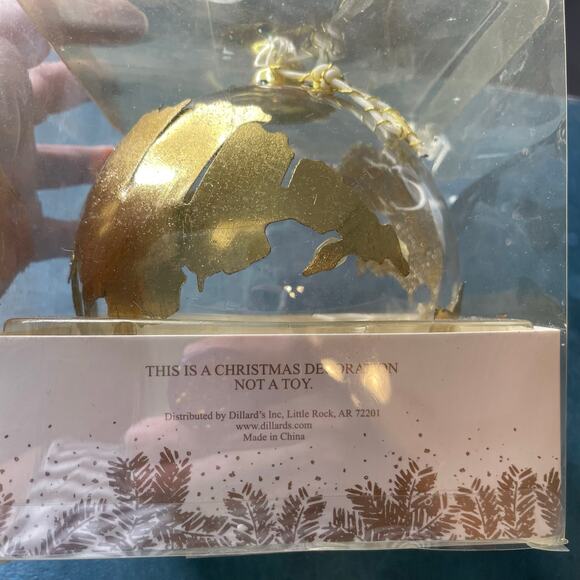 Trimsetter Blown Glass Golden Glove Christmas Ornament	Holiday XMAS - Picture 2 of 14